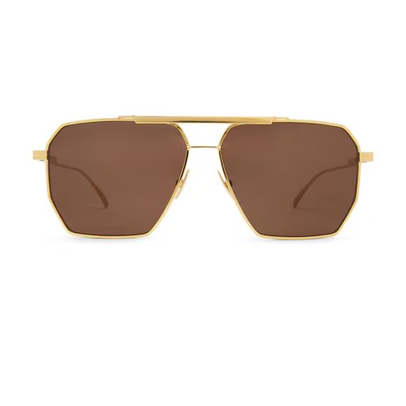 Bottega Veneta Aviator Sunglasses BV1012S-003 60 - Picture 1 of 9